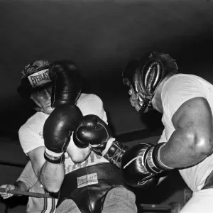 Sonny Liston and Joe Bugner Sparring Print, June Art Prints