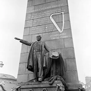Statue of Charles Stewart Parnell, located in Dublin, Republic of Ireland