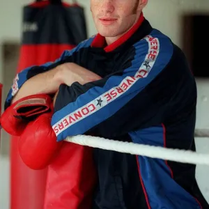 Steven Maguire boxer June 1997 In club in Glenrothes