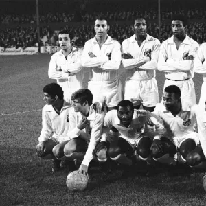 Stoke v Santos, friendly, 23rd September 1969. Final score