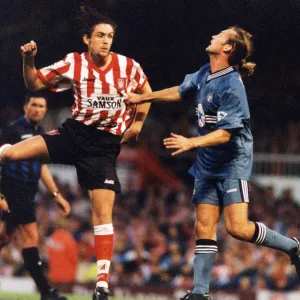 Sunderland 1 -2 Newcastle Premiership match held at Roker Park. 4th September 1996