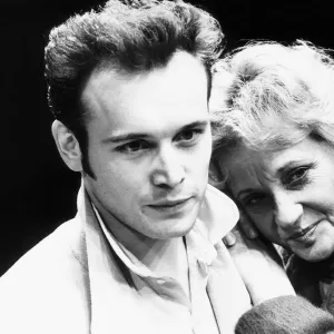 Sylvia Syms Actress with Adam Ant singer April 1985 Dbase MSI - Stuart