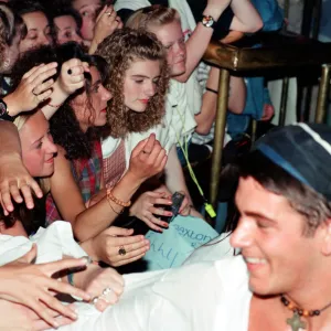 Teeny boppers concert at The Mall nightclub in Stockton. 30th August 1994