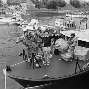 Tenbys new 47 foot long Tyne Class lifeboat, the RFA Sir Galahad