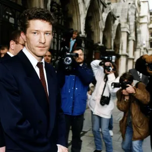 Terry Marsh Boxer leaves the High Court in London after the verdict today surrounded by