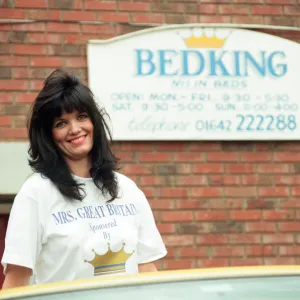 Thanks to Middlesbrough company Bed King, Tracey Moore, who is on a Billingham model