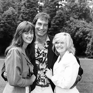 Timothy Dalton Actor with Camille Coduri and Janet McTeer June 1988