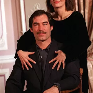 Timothy Dalton actor Joanne Whalley-Kilmer actress who are to star in a mini