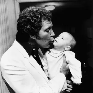 Tom Jones the singer with his grandson Alexander