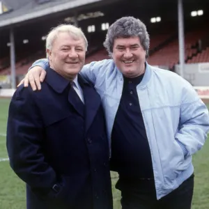 Tommy Docherty with Jim Baxter November 1988