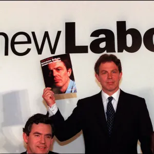 Tony Blair launches new Labour manifesto for the General Election April 1997 with