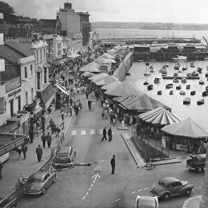 Torquay Regatta Fair along Victoria Parade in the early 1950s