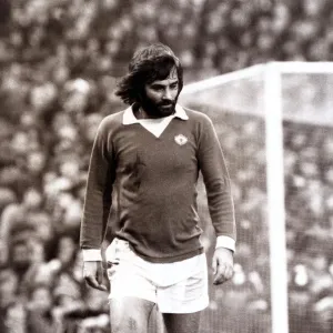 Tottenham Hotspur v Manchester United. Pictured, George Best of Manchester United