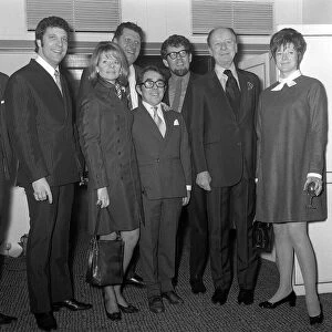Variety Club of Great Britain Mar 1969 award winners at the Savoy Hotel