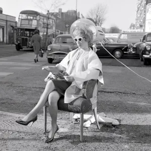 As the weather was so good, the David and Allen Ladies hairdressing Salon in the Finchley