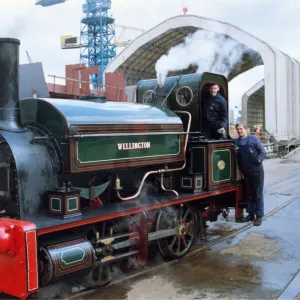 The Wellington steam engine on 5th March 1991