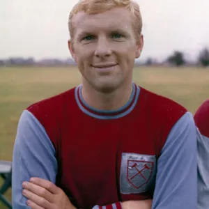 West Ham United football captain Bobby Moore August 1964