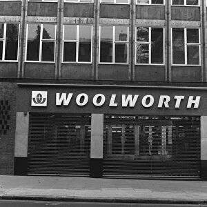 Woolworths June 1977 shop sign Shop front exterior Woolworth woolies