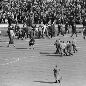 World Cup Final match at Wembley Stadium. England 4 v West Germany 2 after extra