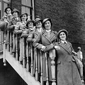 World War II: Nurses. British Nurses Home from Flanders