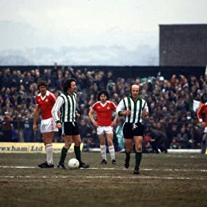 Wrexham v Blyth Spartans - February 1978 palyers in action