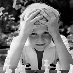 Eight year old Neil Carr of Barking, soon to become England