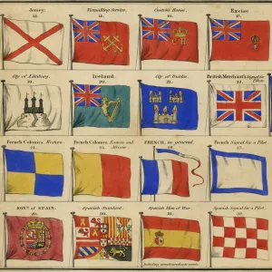 Maritime flags, 1875