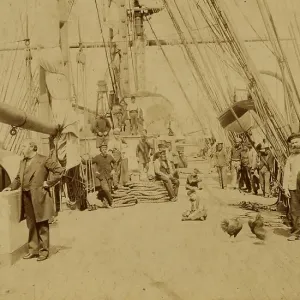 Print of the SS Great Britain Crew in San Francisco Print of the SS Great Britain Crew in San Francisco