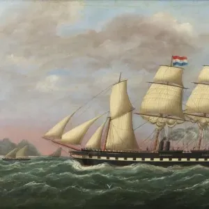 The SS Great Britain Print: Table Bay Harbour Scene The SS Great Britain Print: Table Bay Harbour Scene
