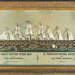 L'embroidère du SS Great Eastern, 1858. L'embroidère du SS Great Eastern, 1858.