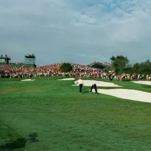 Ryder Cup Players Approach 14th Green Print Ryder Cup Players Approach 14th Green Print