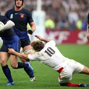 Vincent Clerc, Lawrence Dallaglio & Jonny Wilkinson