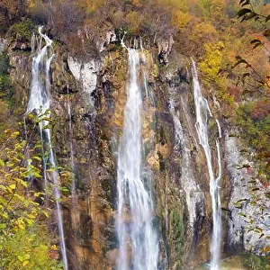 The Big Waterfall, Veliki slap, Plitvice Lakes National Park, Croatia, UNESCO