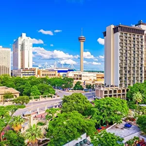 San Antonio, Texas, USA downtown cityscape