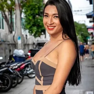 Framed Print of Sexy Thai Ladyboy with Tattoos Print, Pattaya, Thailand.  Framed Print from Alamy