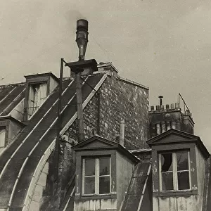 Album "Parigi (giugno-luglio 1936)": dormers and chimneys on the roofs of Paris
