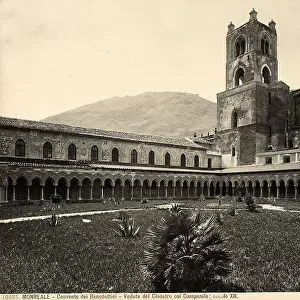 Cloister in the Monreale Cathedral in Palermo