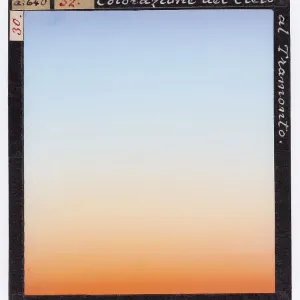 Coucher de soleil italien Coucher de soleil italien