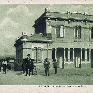 The railway station of Riolo Terme, Ravenna
