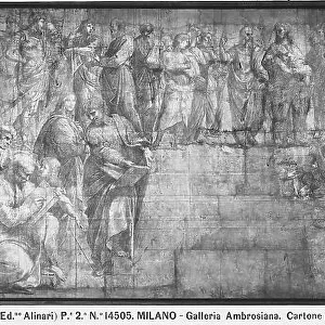 Famous works of Raphael Collection: The School of Athens by Raphael