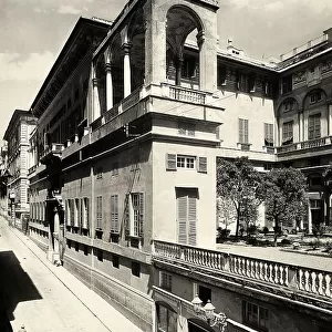 View of palazzo Durazzo Pallavicini now Giustiniani Adorno in Via Baldi in Genoa by the architect Bartolomeo Bianco for Giovanni Agostino Baldi