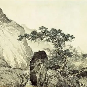 Dreaming of Immortality in a Thatched Cottage, Ming Dynasty, China, right side of image