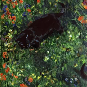 In the Grass 2000 Isy Ochoa (b.1961 French) Oil on canvas
