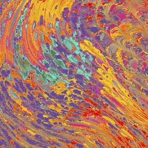 Ebru Marble Print: Traditional Art Texture Ebru Marble Print: Traditional Art Texture
