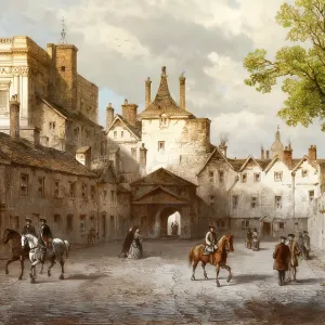 Scotland Yard Print, 1720, London England Scotland Yard Print, 1720, London England
