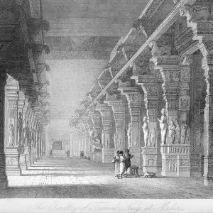 Choultry Of Tremal Naig Print, Madurai, India