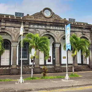 Historic Post Office Building Print, Port Louis, Mauritius Historic Post Office Building Print, Port Louis, Mauritius