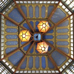 Leadenhall Market Ceiling Print, London, England