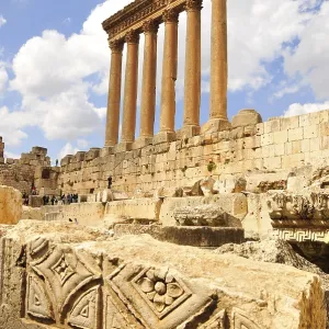 Baalbek Temple of Jupiter Columns Print Baalbek Temple of Jupiter Columns Print