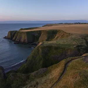 Steep Coast Morning Light Print, Stonehaven, Scotland Steep Coast Morning Light Print, Stonehaven, Scotland